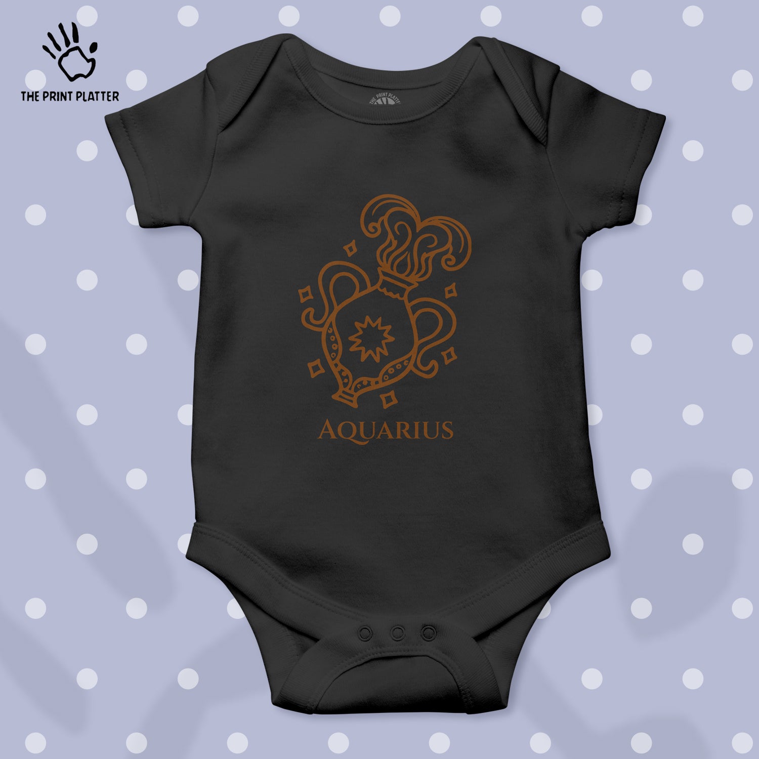 Aquarius - Zodiac Unisex Half Sleeve Romper