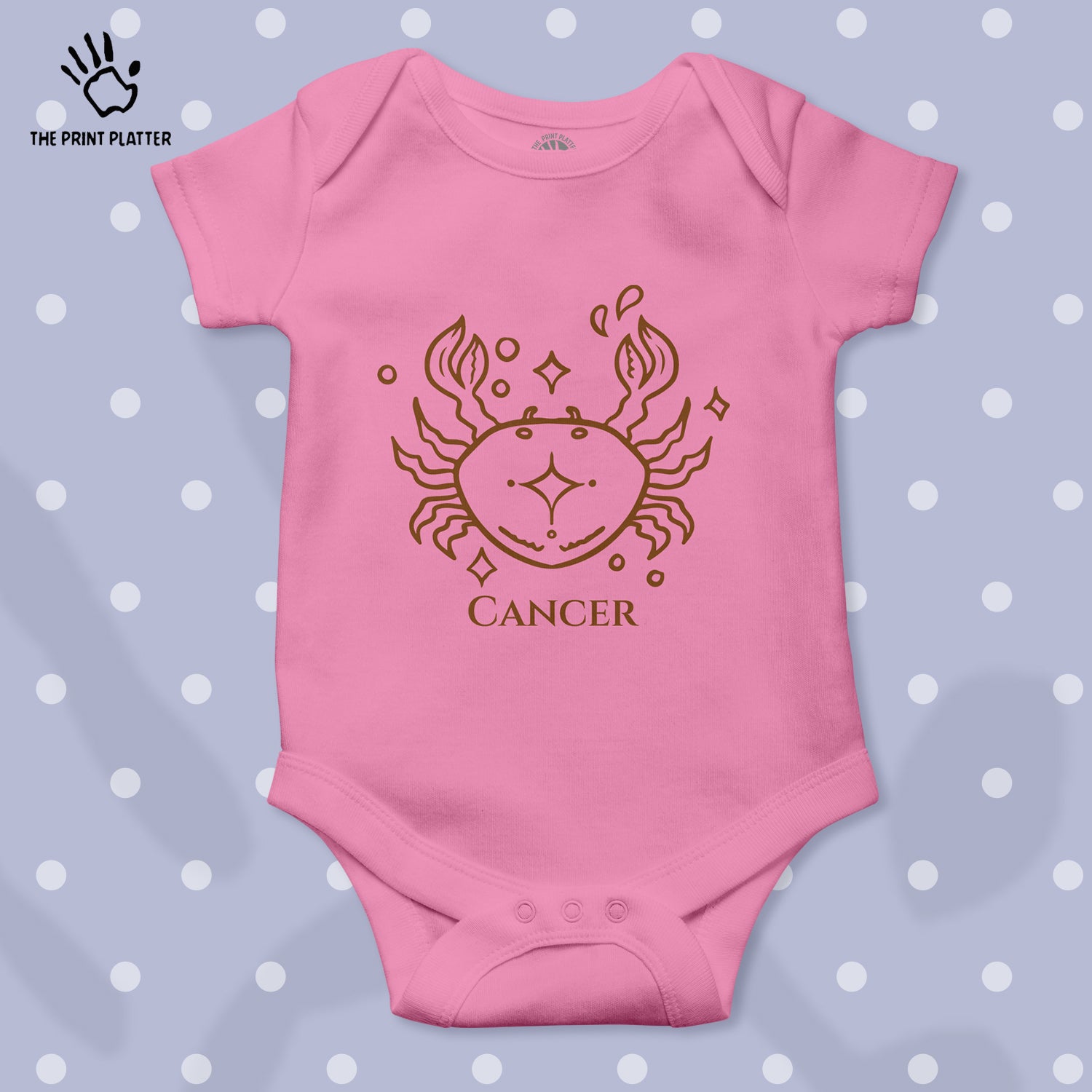 Cancer - Zodiac Unisex Half Sleeve Romper