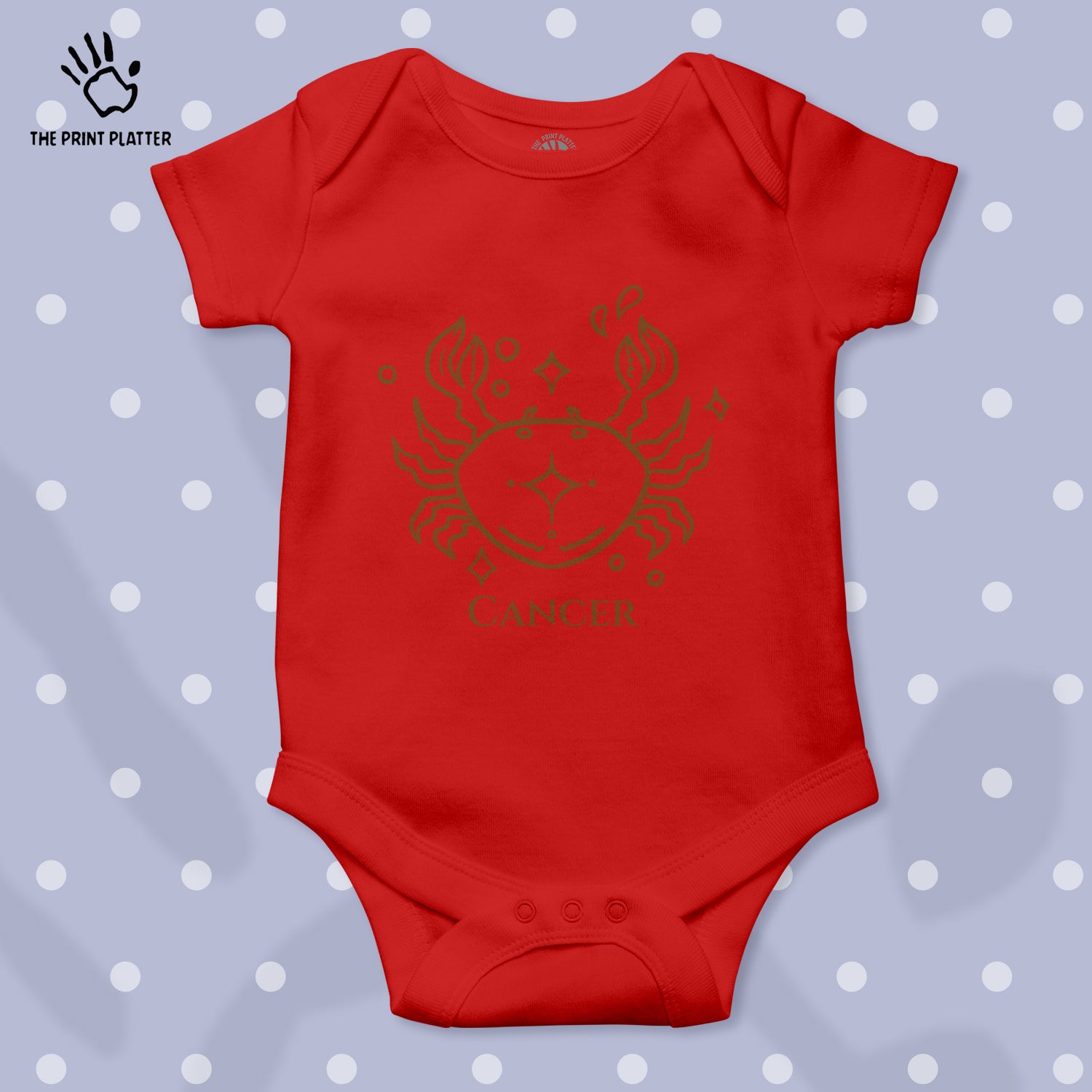 Cancer - Zodiac Unisex Half Sleeve Romper