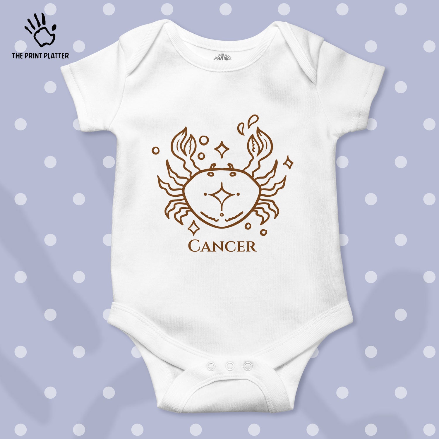 Cancer - Zodiac Unisex Half Sleeve Romper