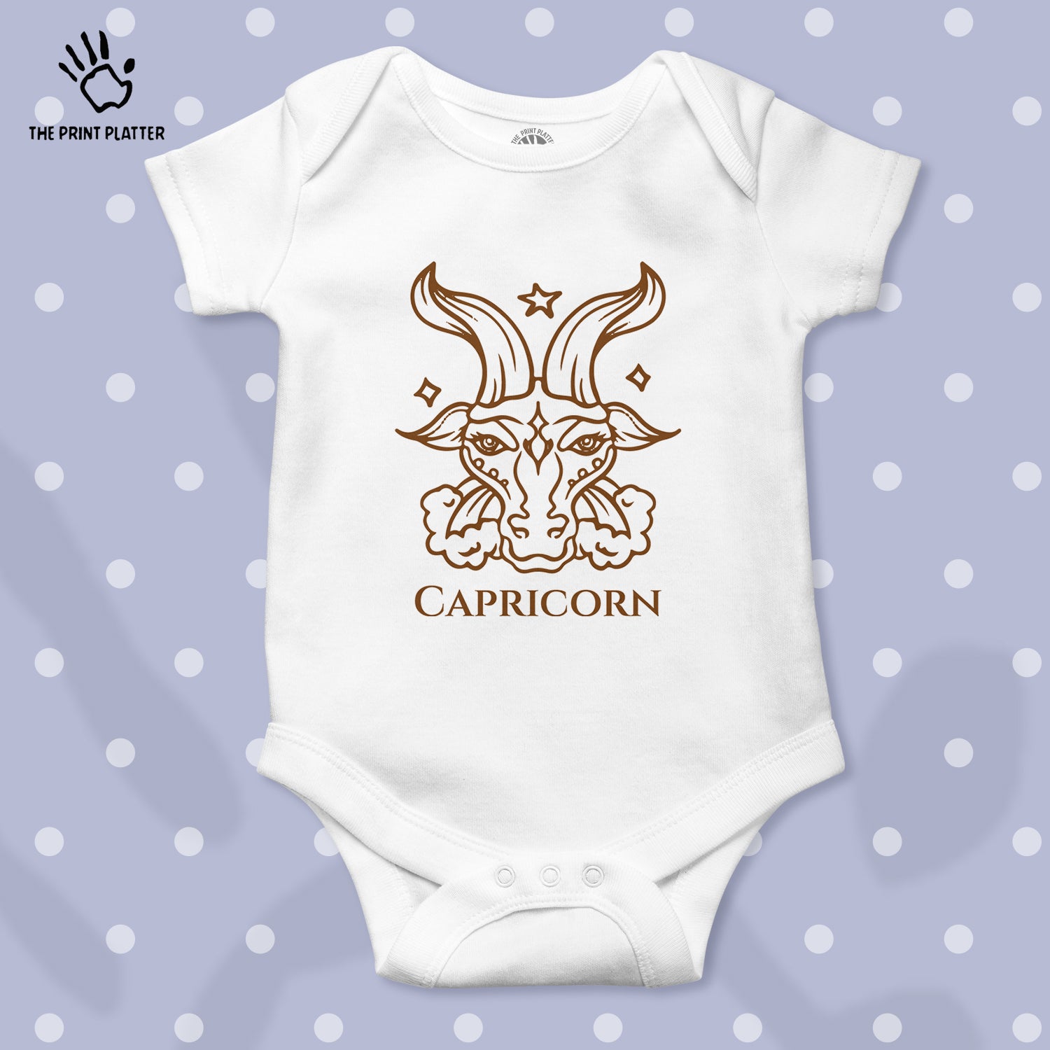 Capricorn - Zodiac Unisex Half Sleeve Romper