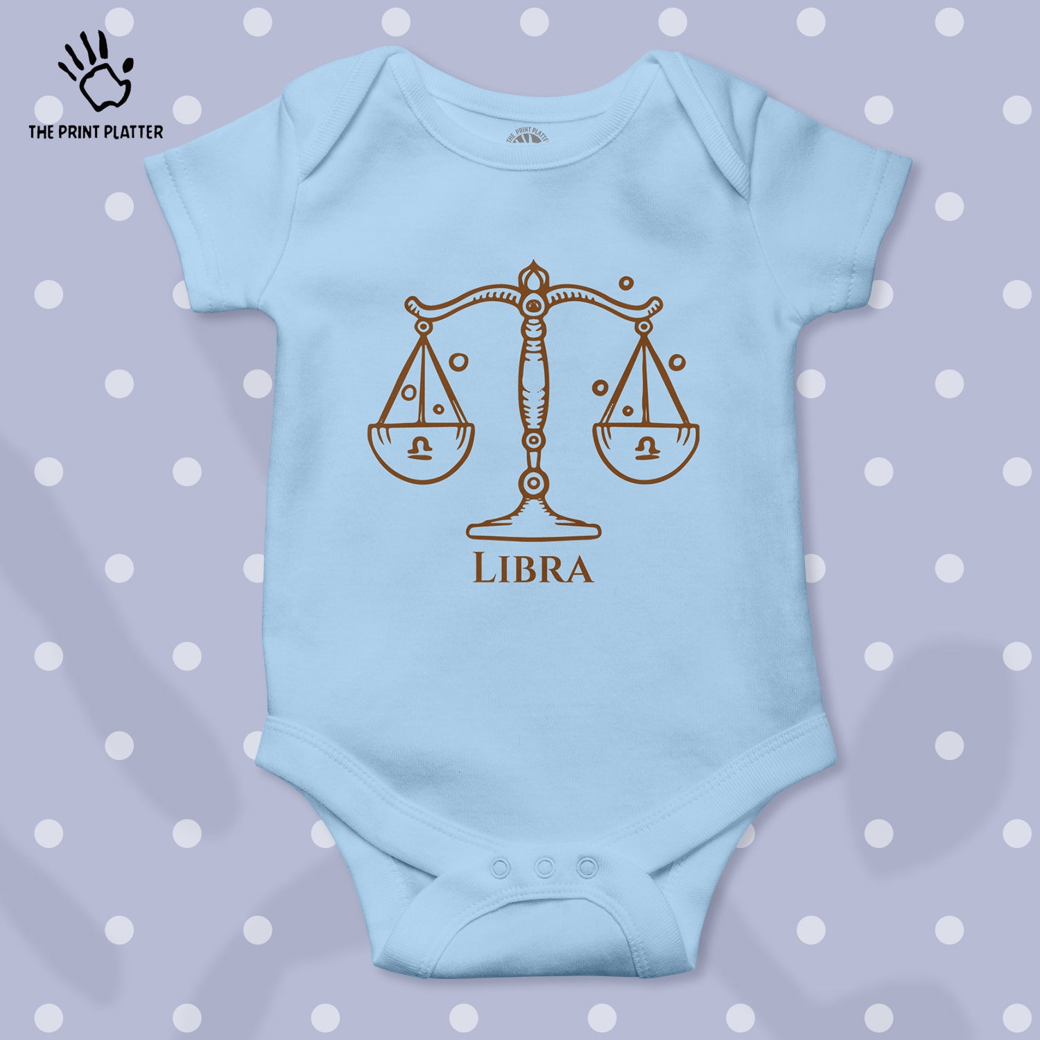 Libra - Zodiac Unisex Half Sleeve Romper