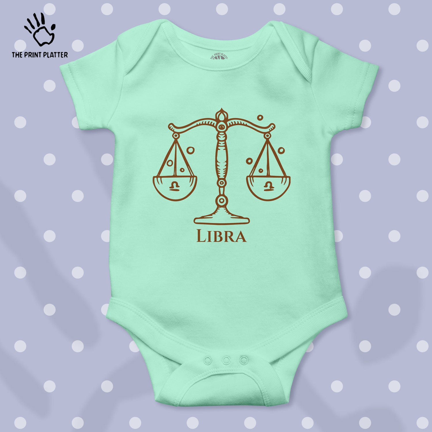 Libra - Zodiac Unisex Half Sleeve Romper