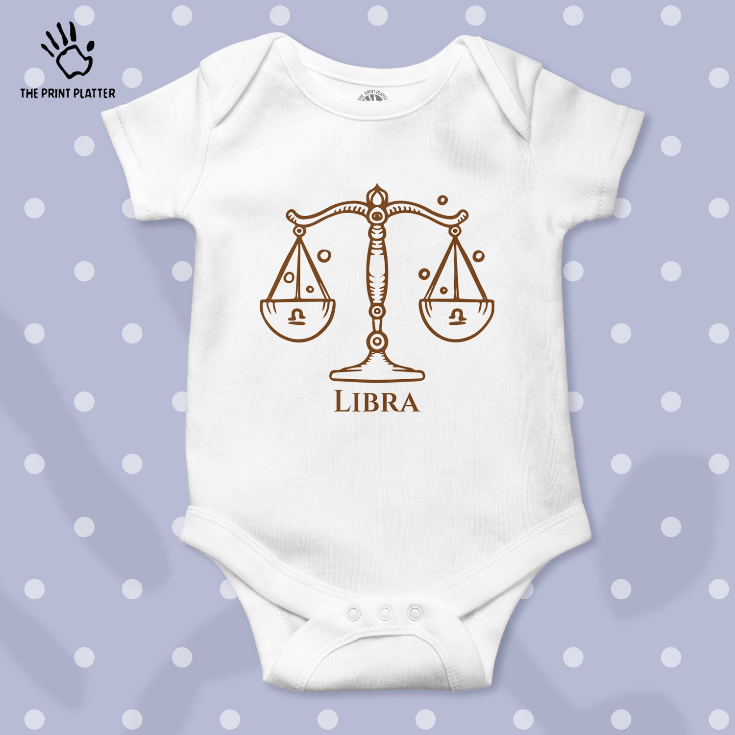 Libra - Zodiac Unisex Half Sleeve Romper