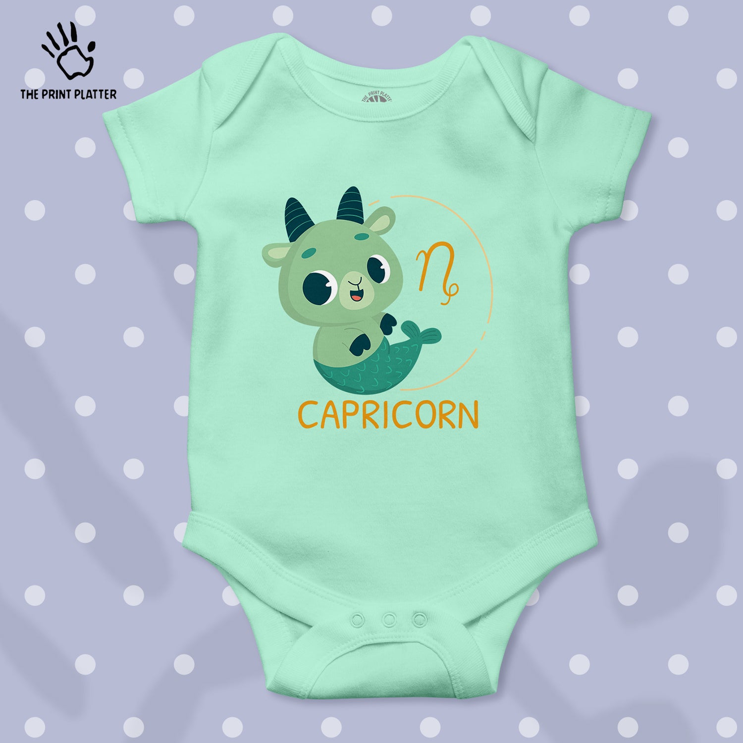 Capricorn - Zodiac Unisex Half Sleeve Romper