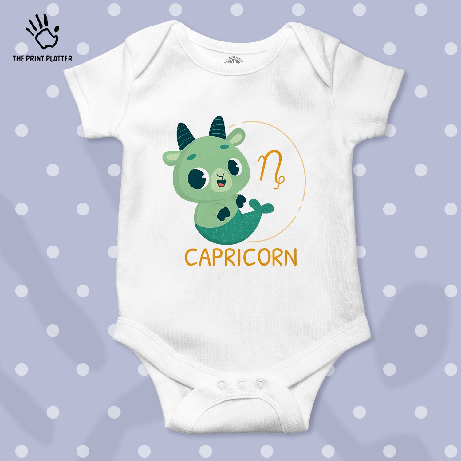 Capricorn - Zodiac Unisex Half Sleeve Romper