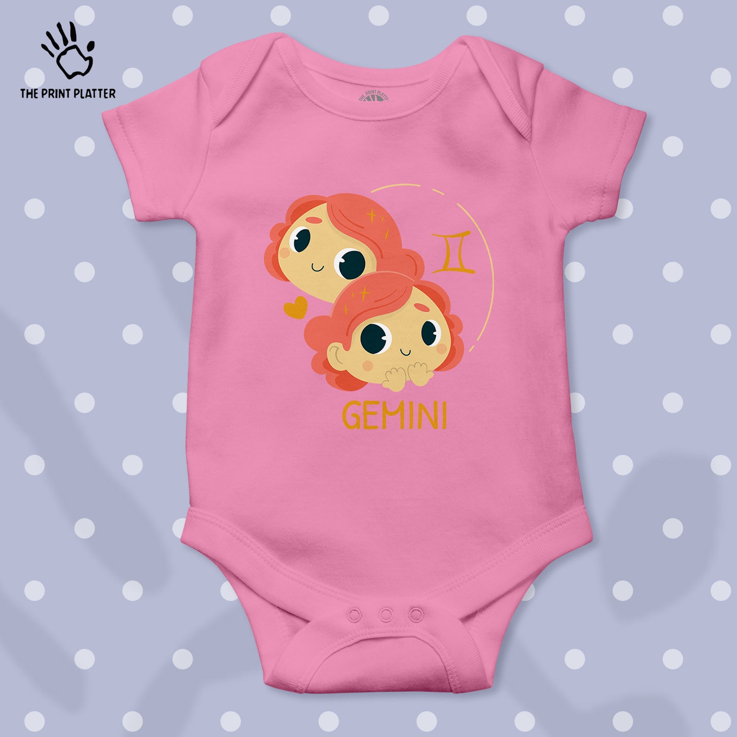 Gemini - Zodiac Unisex Half Sleeve Romper