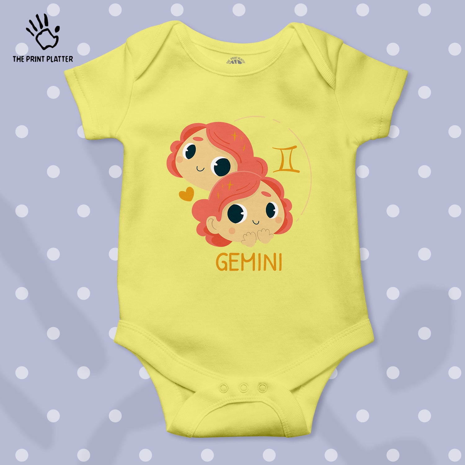 Gemini - Zodiac Unisex Half Sleeve Romper