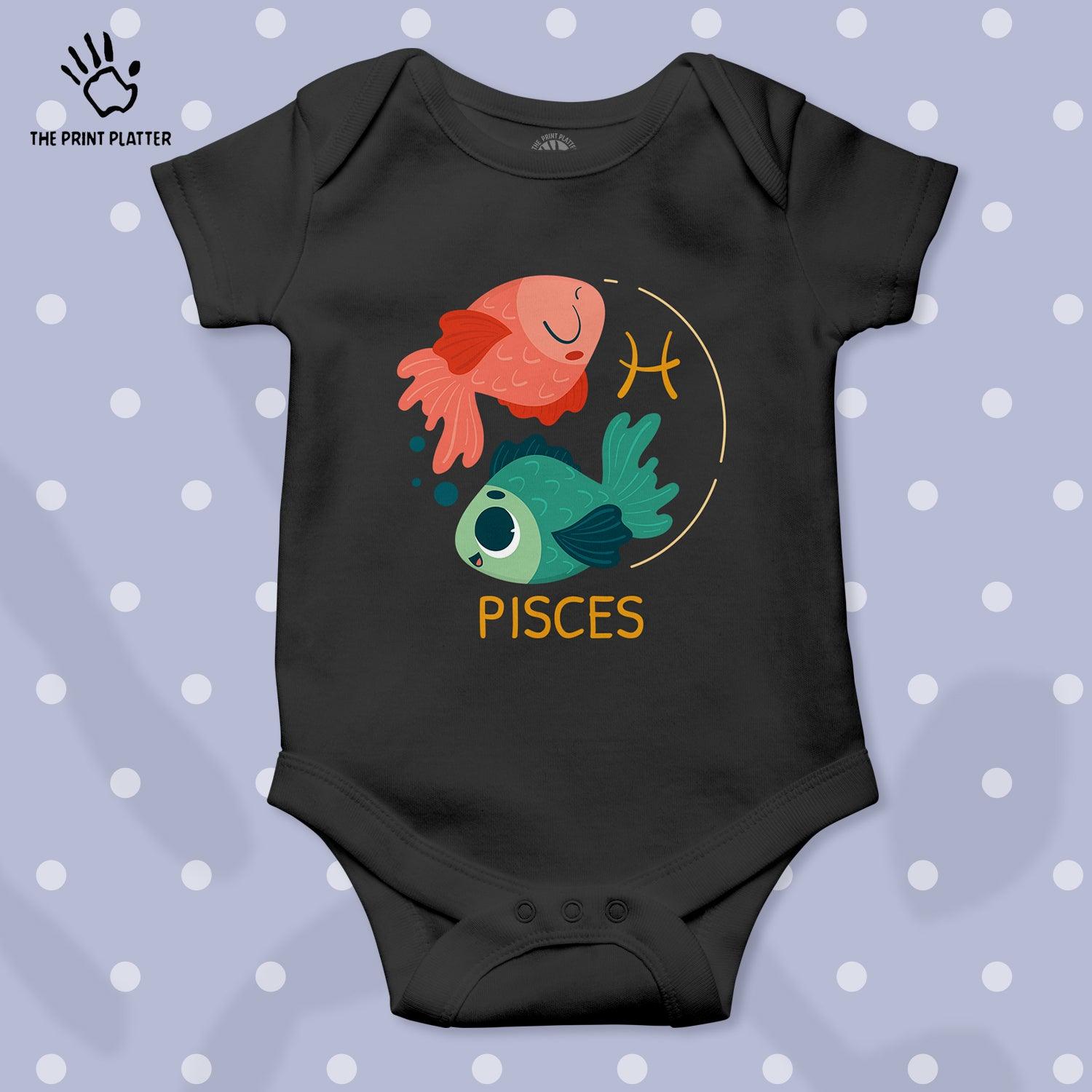 Pisces - Zodiac Unisex Half Sleeve Romper