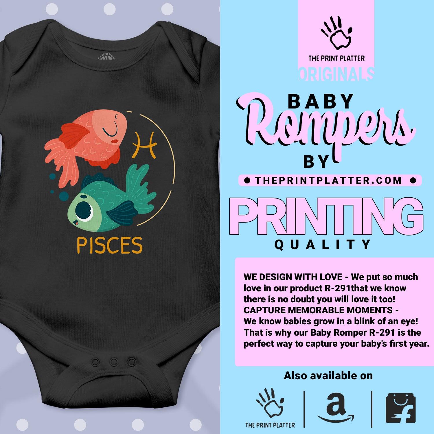 Pisces - Zodiac Unisex Half Sleeve Romper