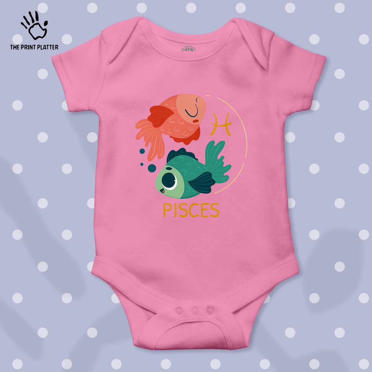 Pisces - Zodiac Unisex Half Sleeve Romper