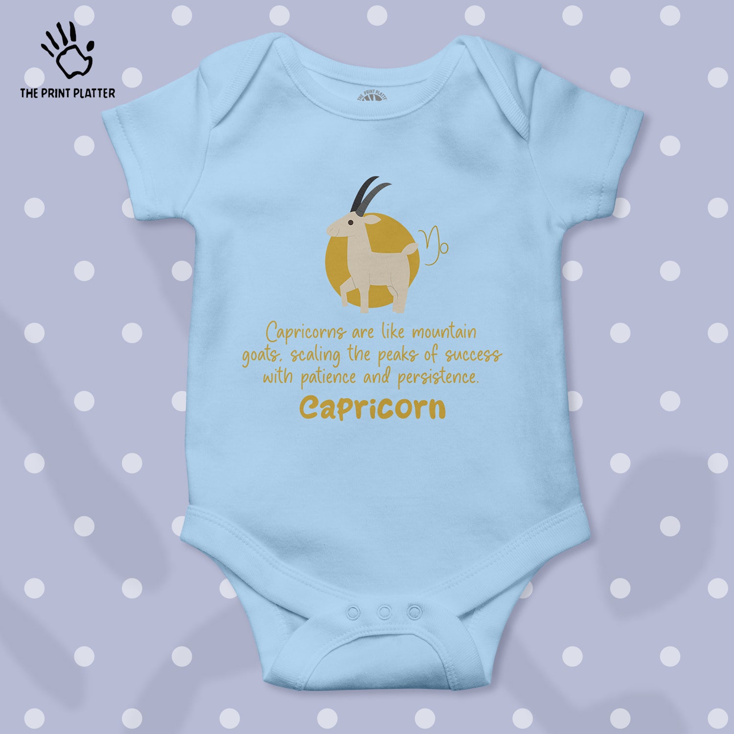 Capricorn - Zodiac Unisex Half Sleeve Romper