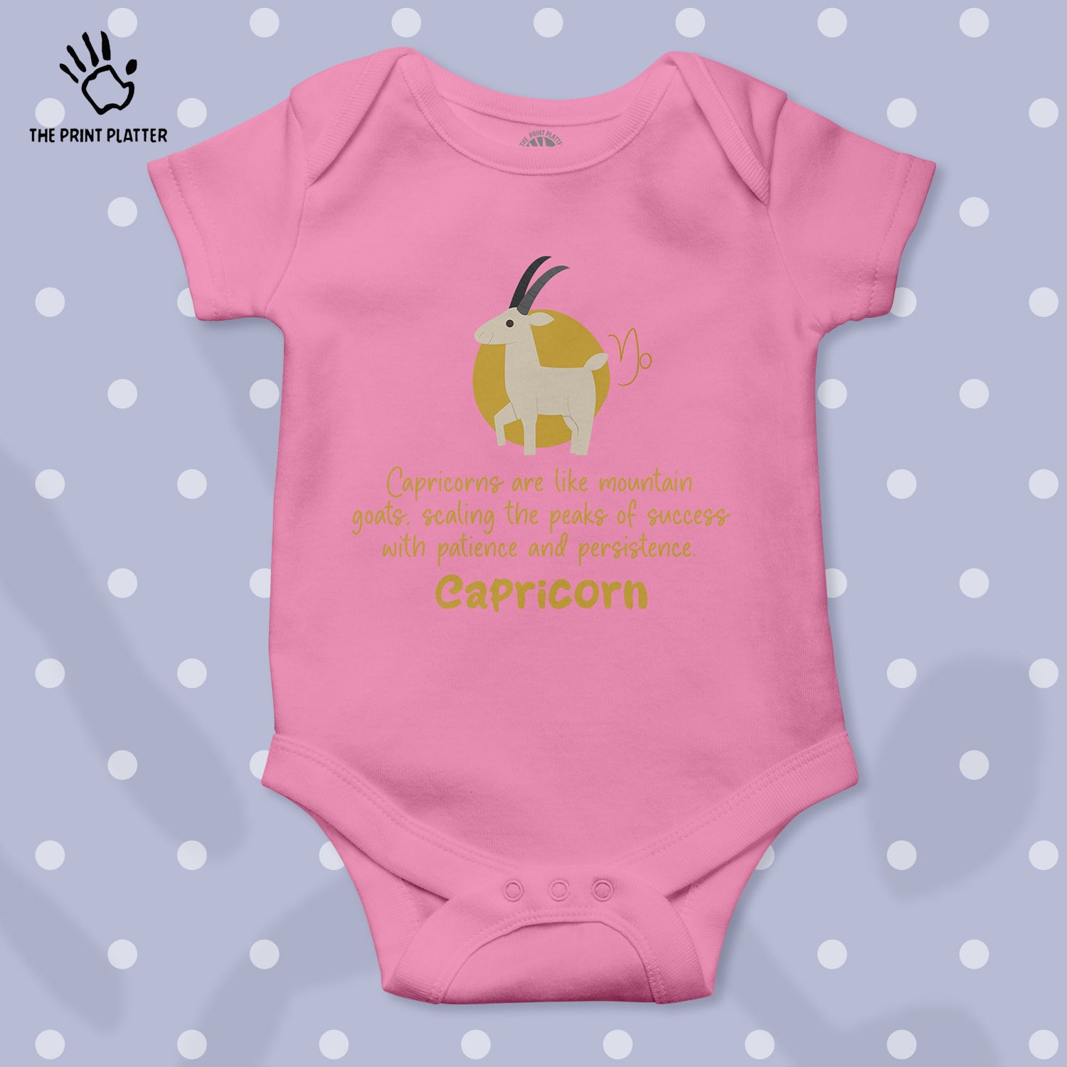 Capricorn - Zodiac Unisex Half Sleeve Romper