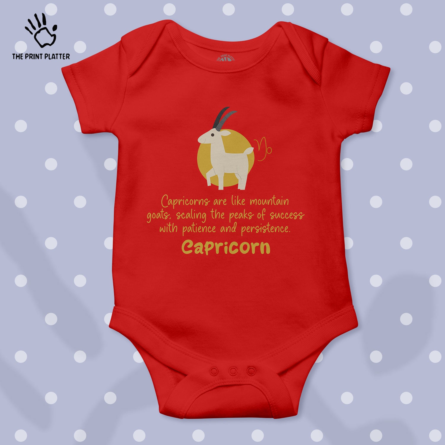 Capricorn - Zodiac Unisex Half Sleeve Romper