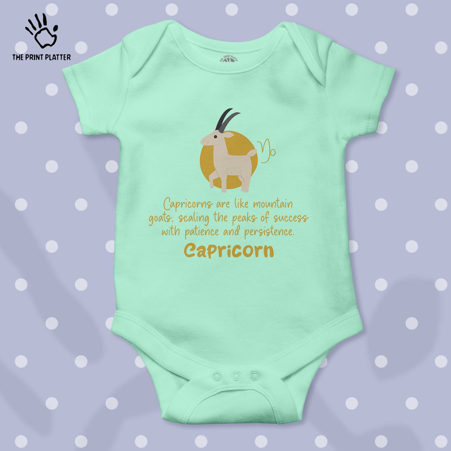 Capricorn - Zodiac Unisex Half Sleeve Romper