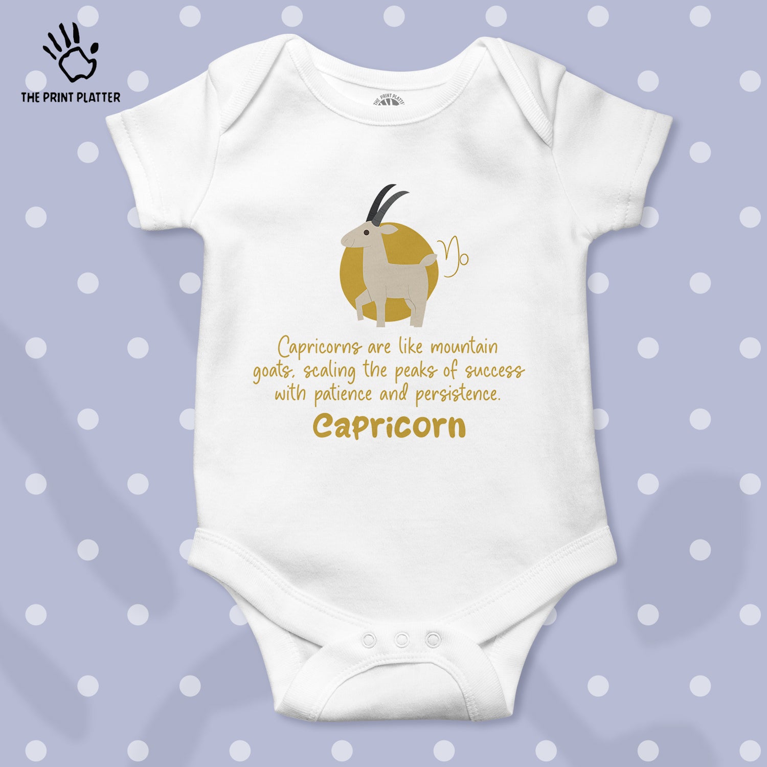 Capricorn - Zodiac Unisex Half Sleeve Romper