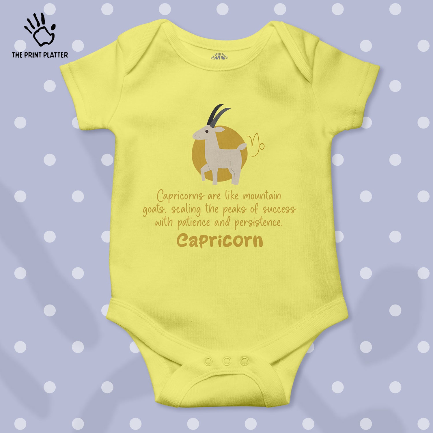 Capricorn - Zodiac Unisex Half Sleeve Romper