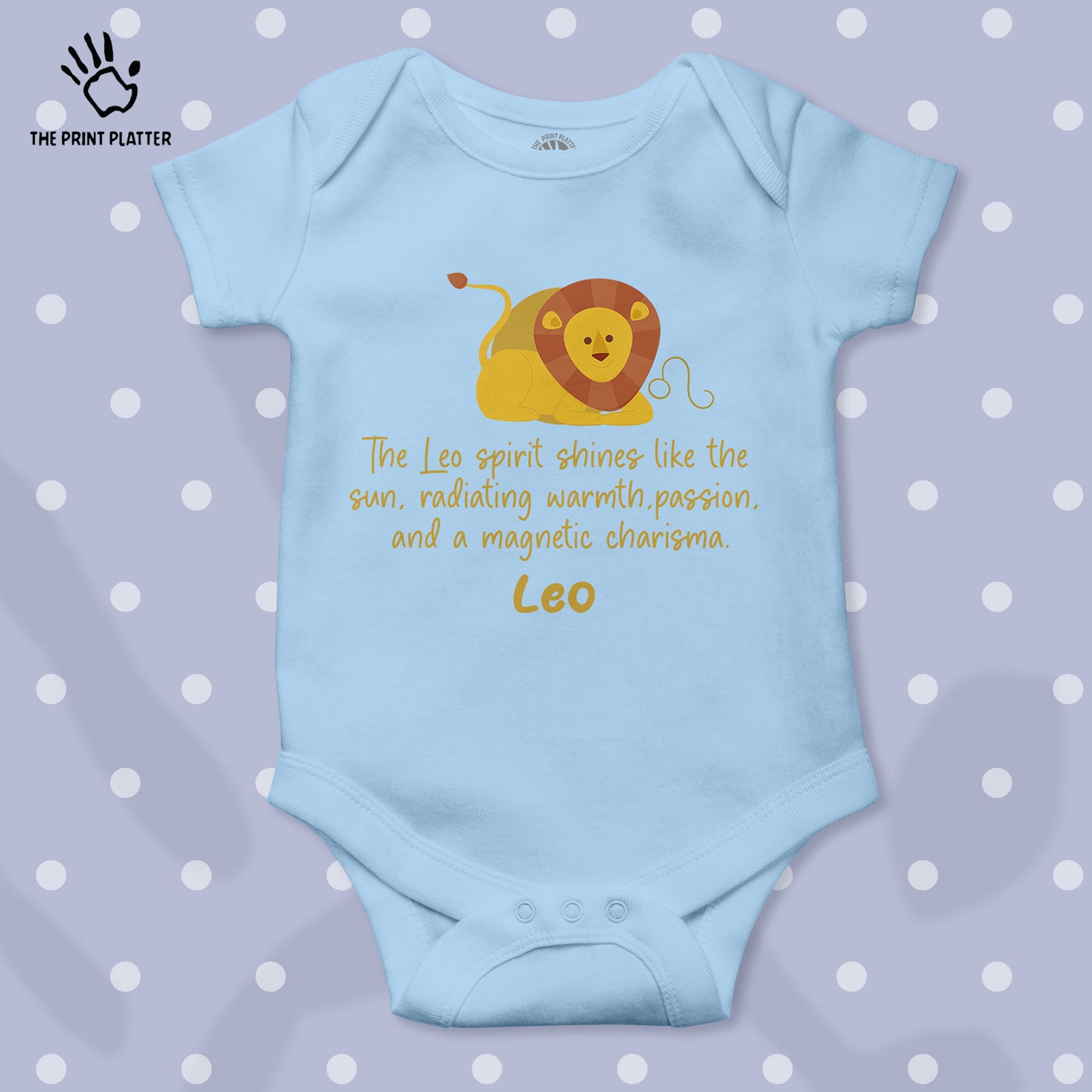 Leo - Zodiac Unisex Half Sleeve Romper