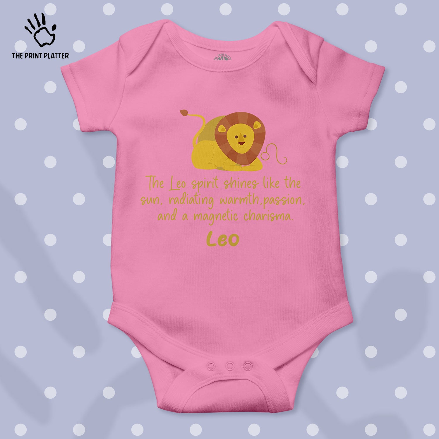 Leo - Zodiac Unisex Half Sleeve Romper