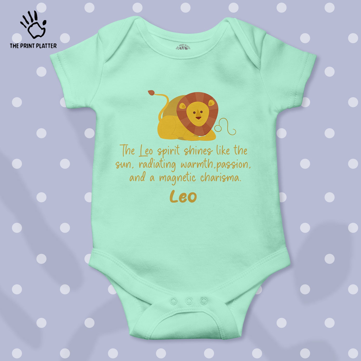 Leo - Zodiac Unisex Half Sleeve Romper