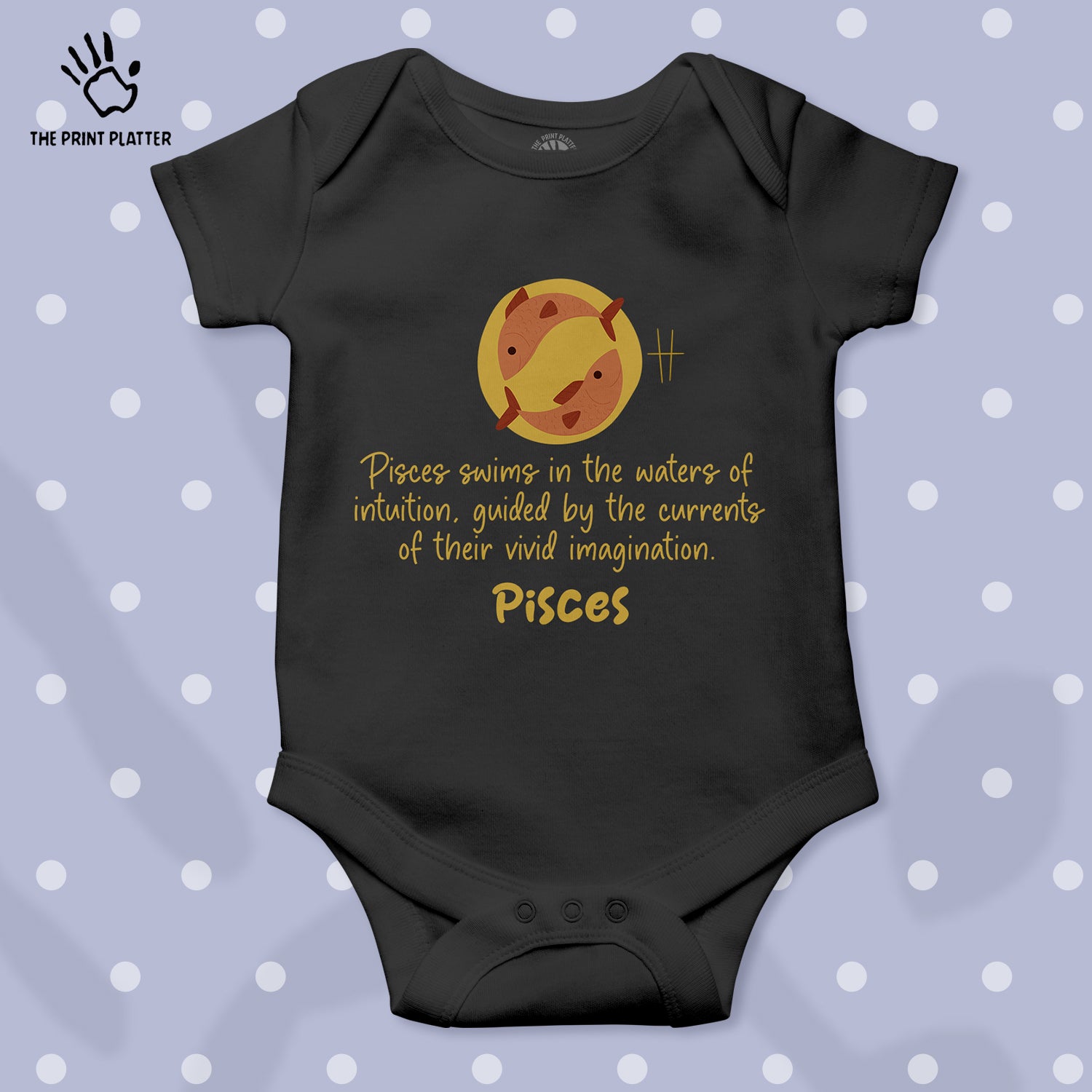 Pisces - Zodiac Unisex Half Sleeve Romper