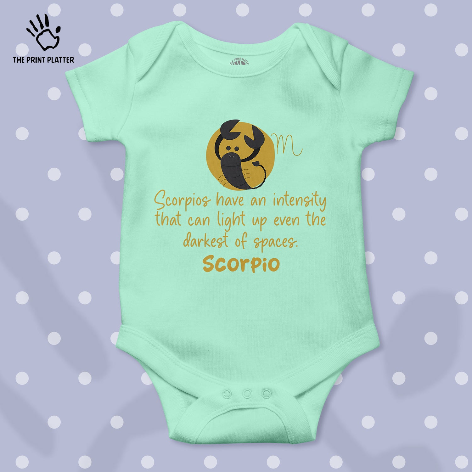 Scorpio - Zodiac Unisex Half Sleeve Romper