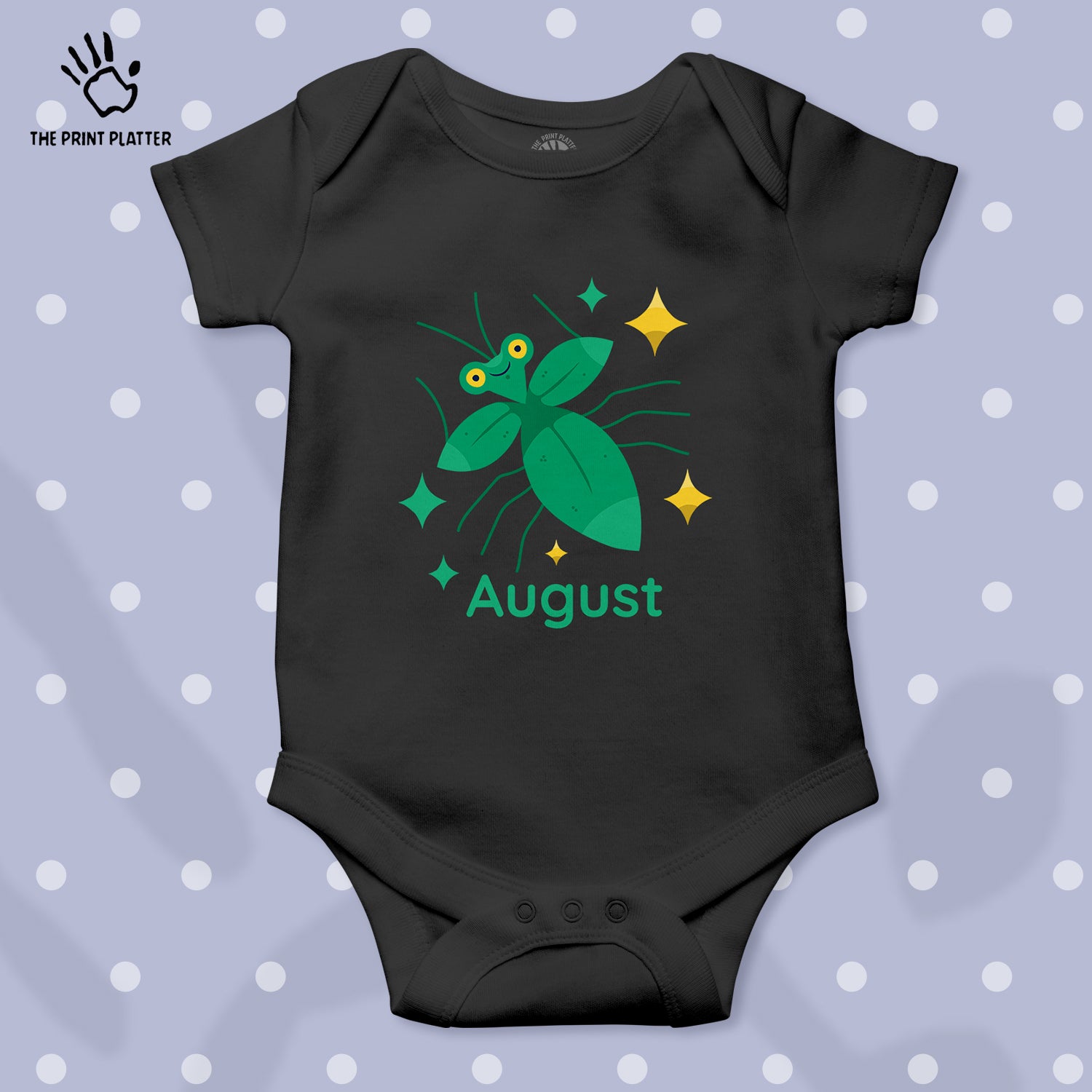 August Unisex Half Sleeve Romper