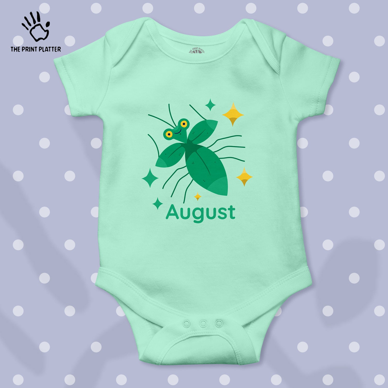 August Unisex Half Sleeve Romper