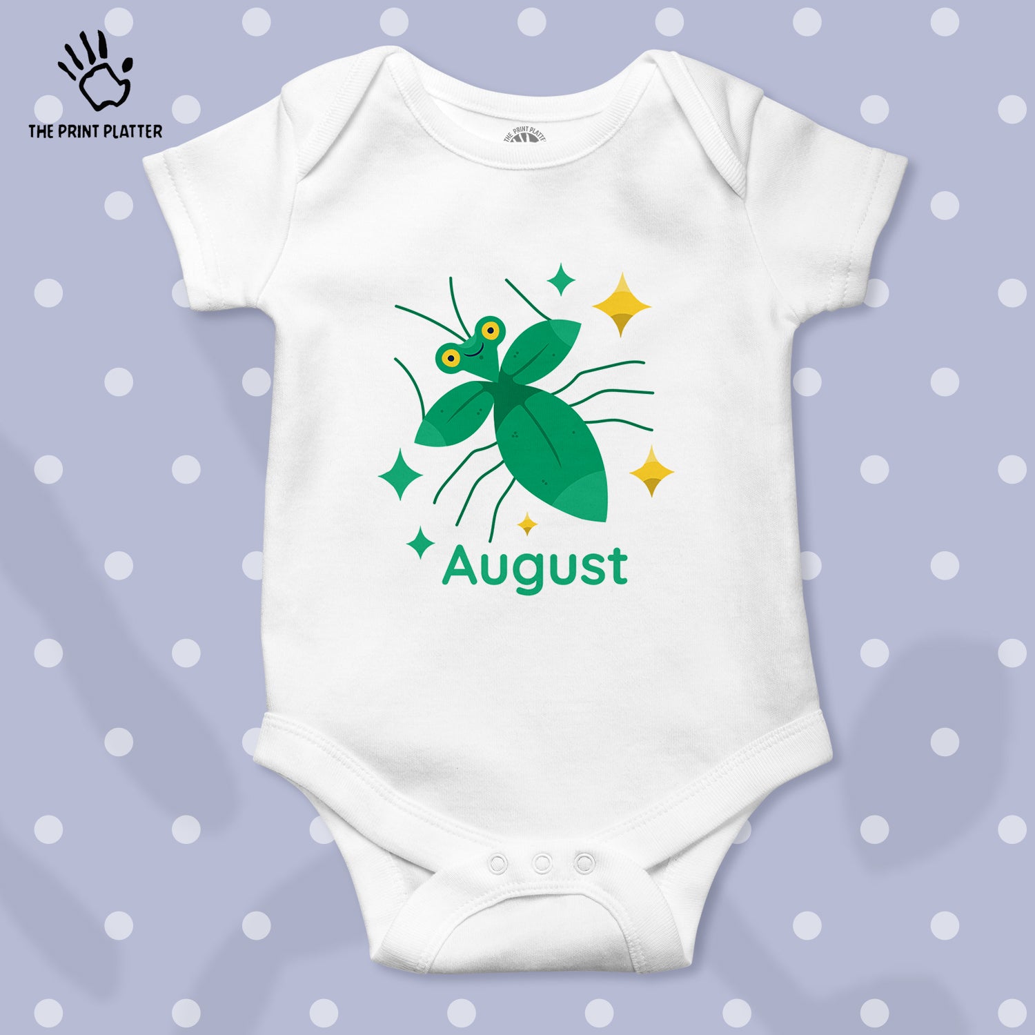 August Unisex Half Sleeve Romper