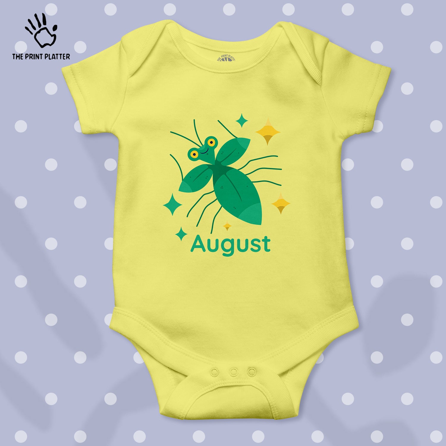 August Unisex Half Sleeve Romper