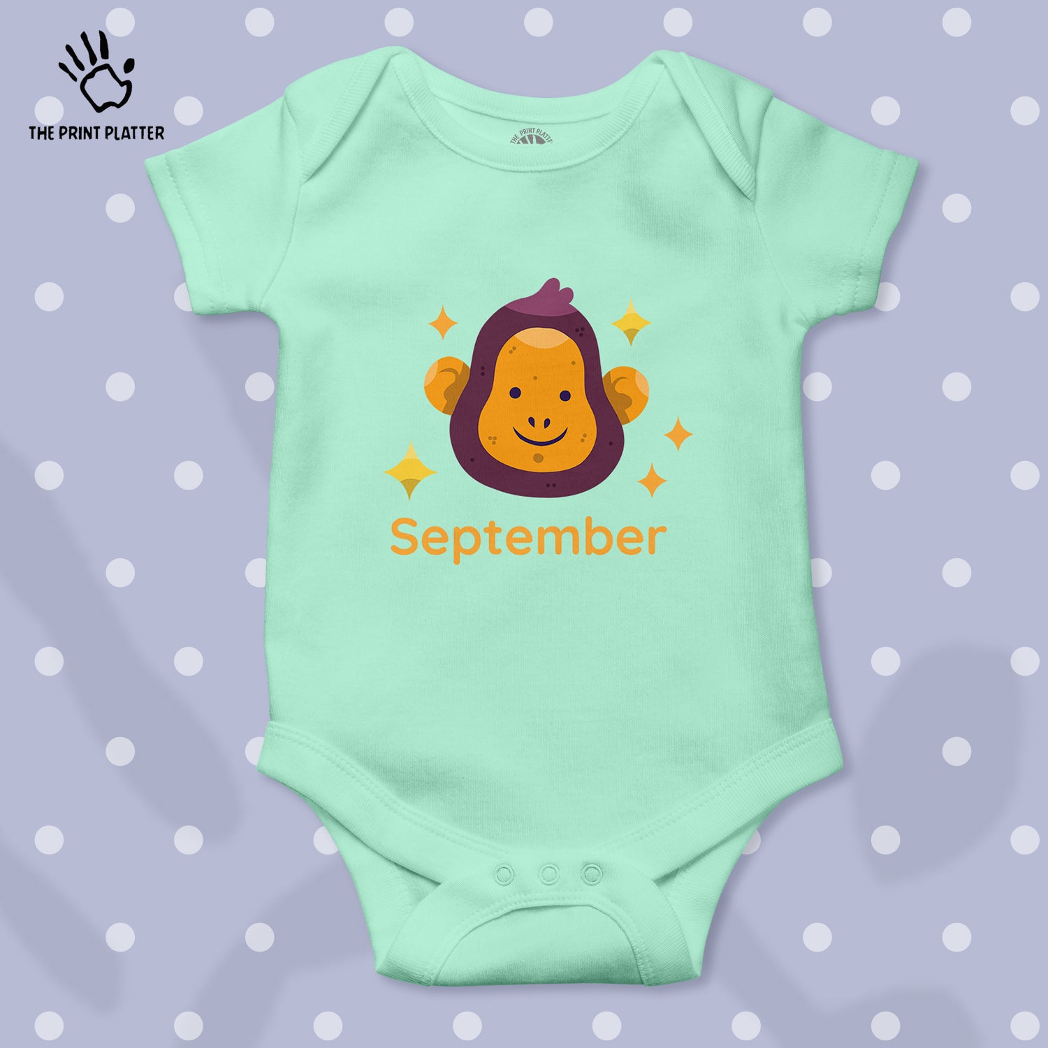 September Unisex Half Sleeve Romper