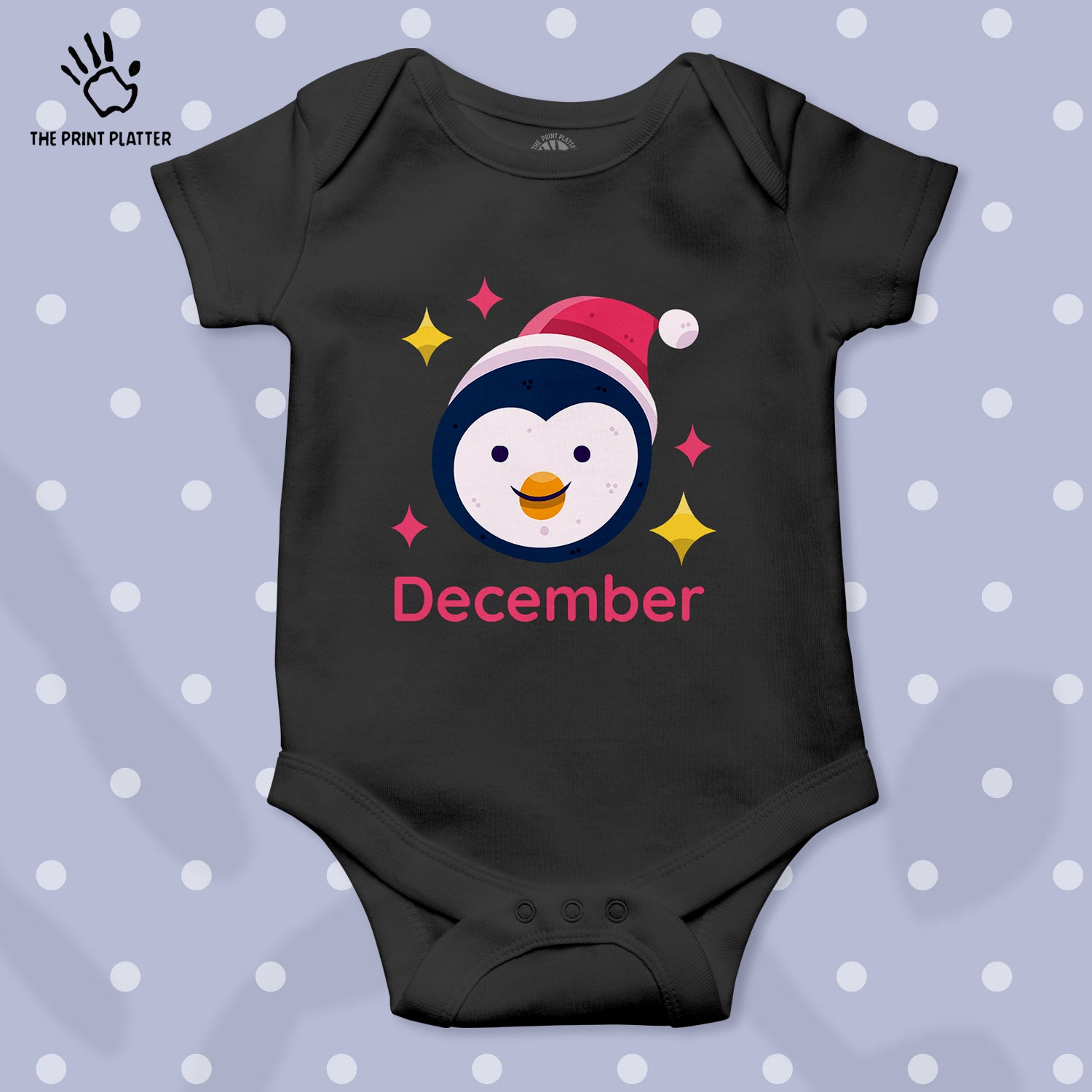 December Unisex Half Sleeve Romper