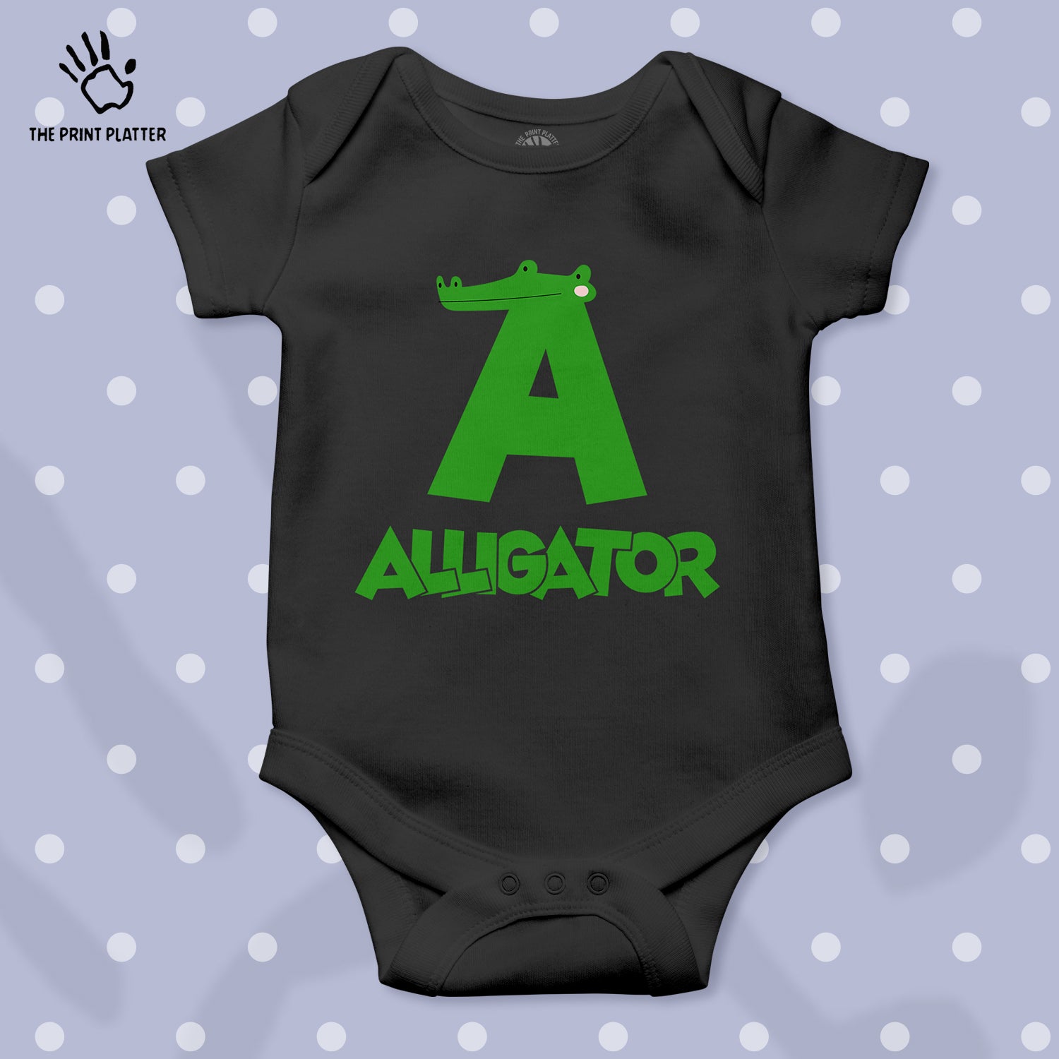 A - Alligator Unisex Half Sleeve Romper