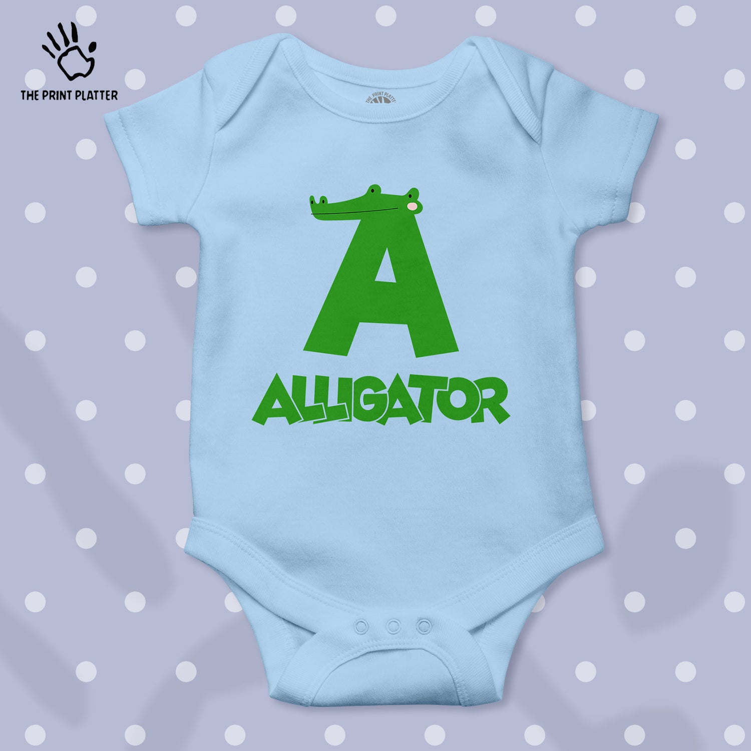 A - Alligator Unisex Half Sleeve Romper