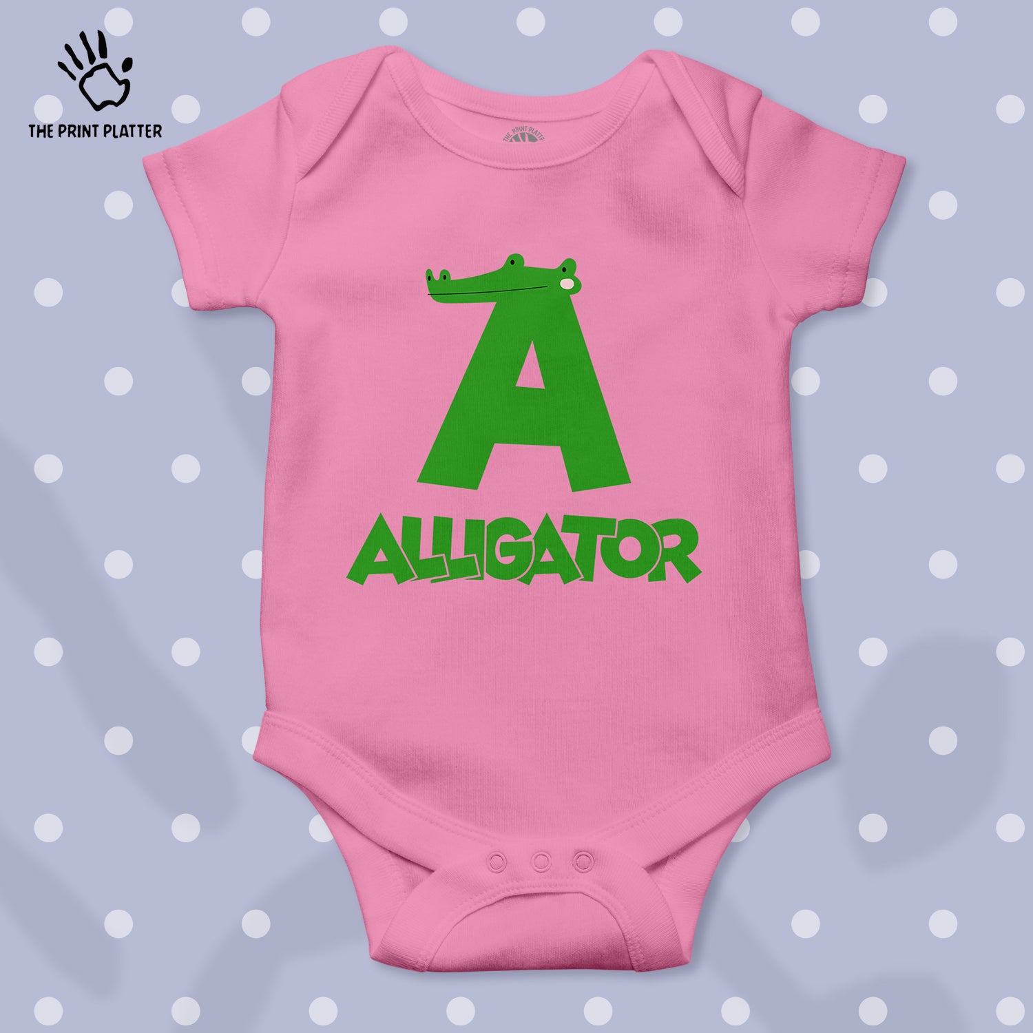 A - Alligator Unisex Half Sleeve Romper