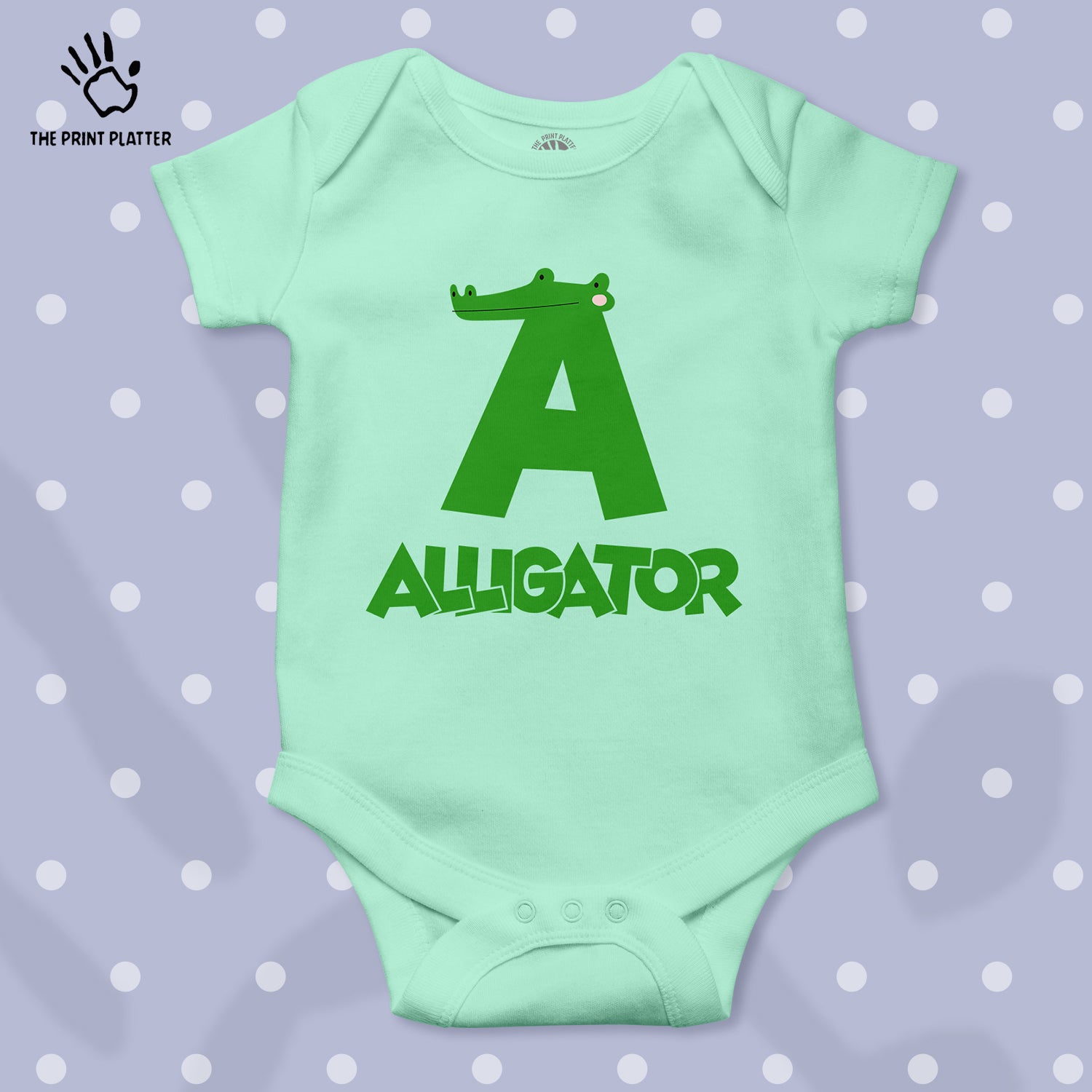 A - Alligator Unisex Half Sleeve Romper