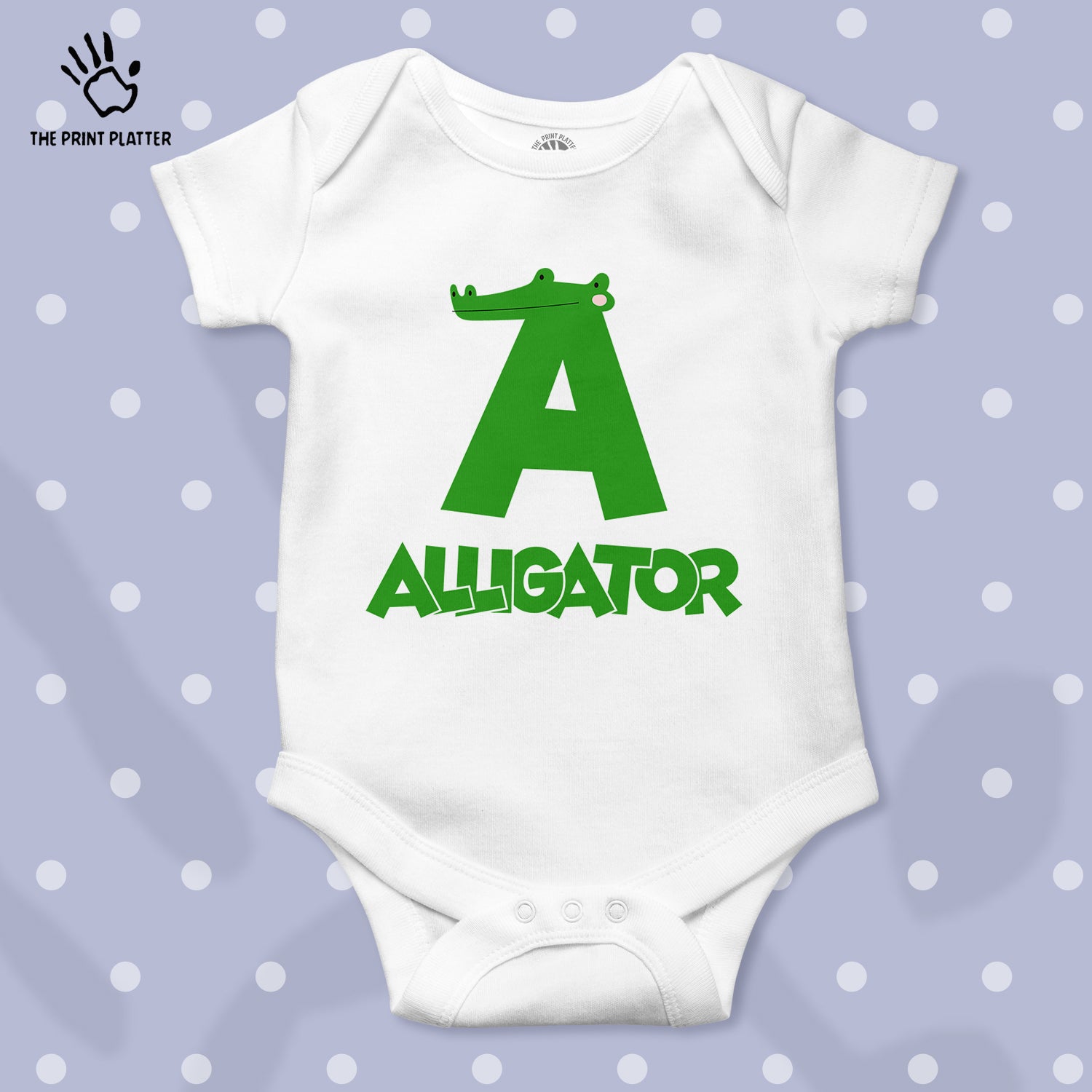 A - Alligator Unisex Half Sleeve Romper