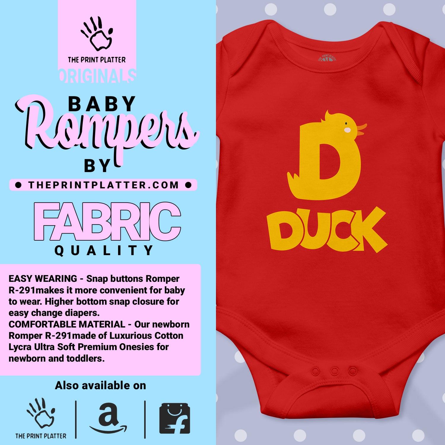 D - Duck Unisex Half Sleeve Romper