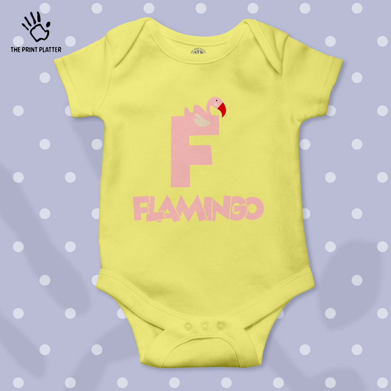 F - Flamingo Unisex Half Sleeve Romper