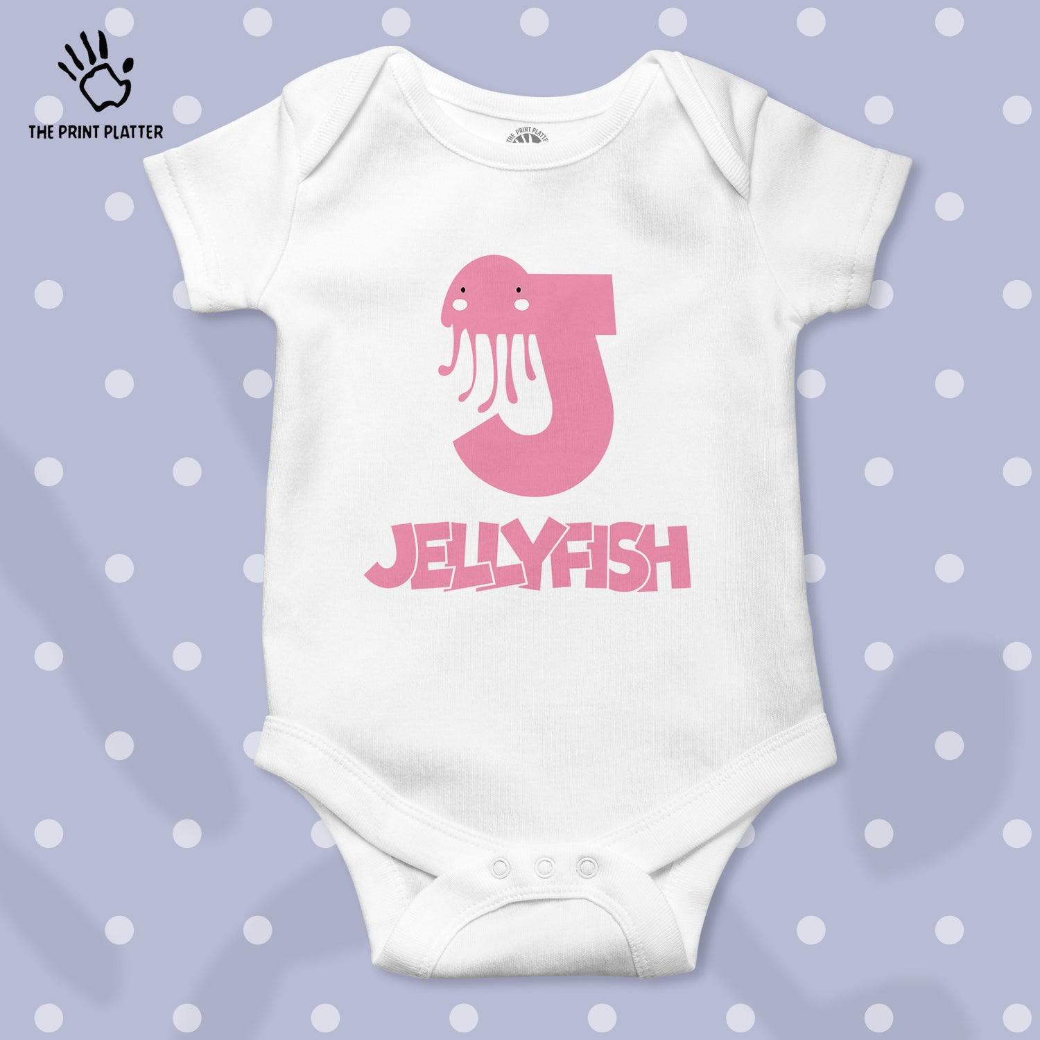 J - jellyfish Unisex Half Sleeve Romper