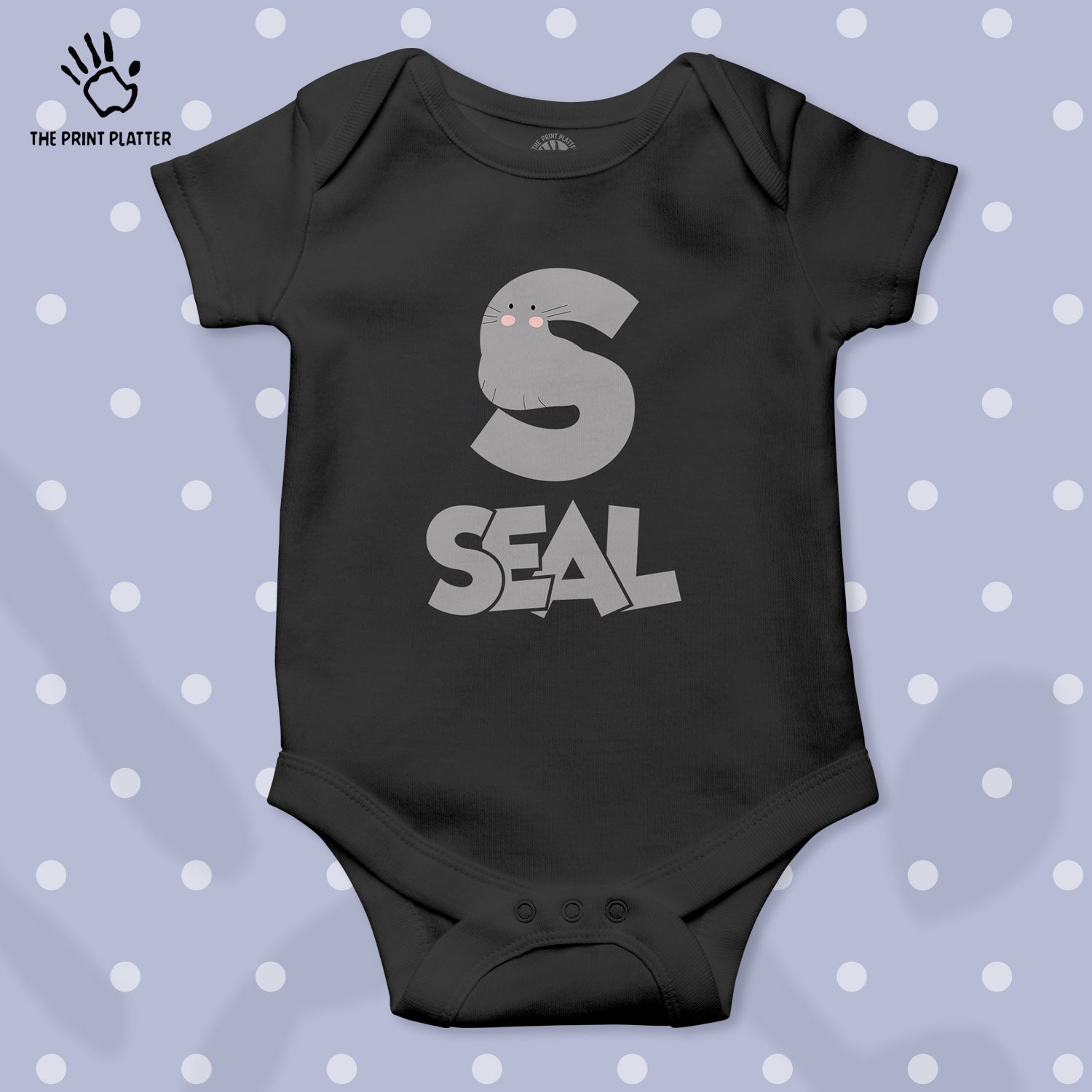 S - seal Unisex Half Sleeve Romper