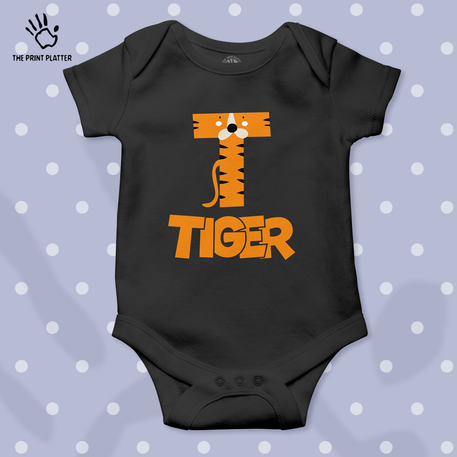 T - Tiger Unisex Half Sleeve Romper