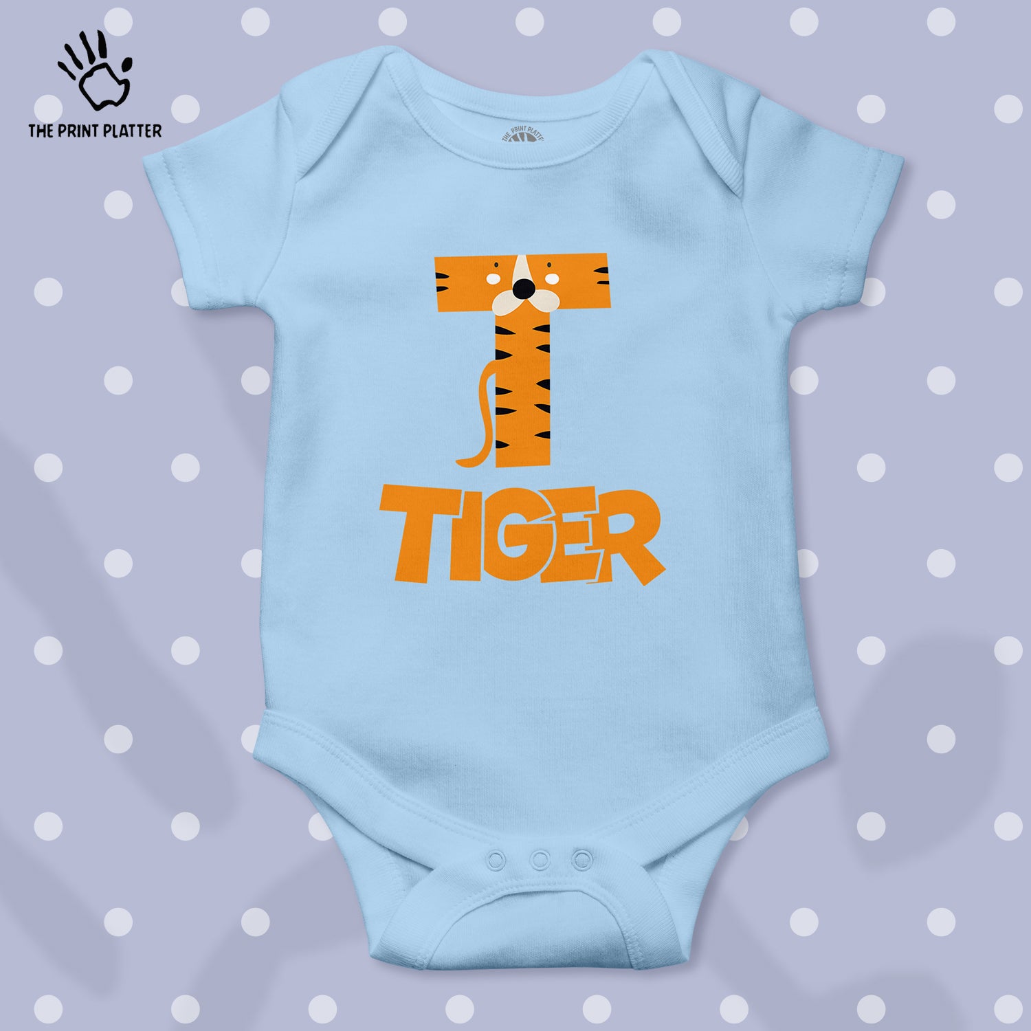 T - Tiger Unisex Half Sleeve Romper