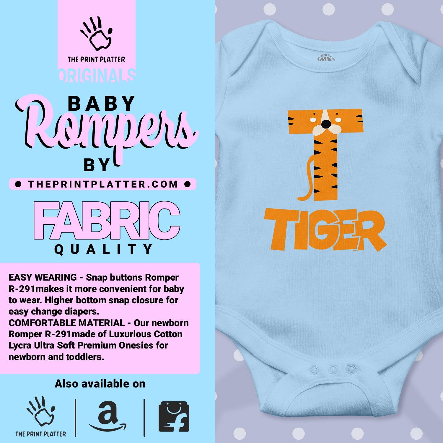 T - Tiger Unisex Half Sleeve Romper