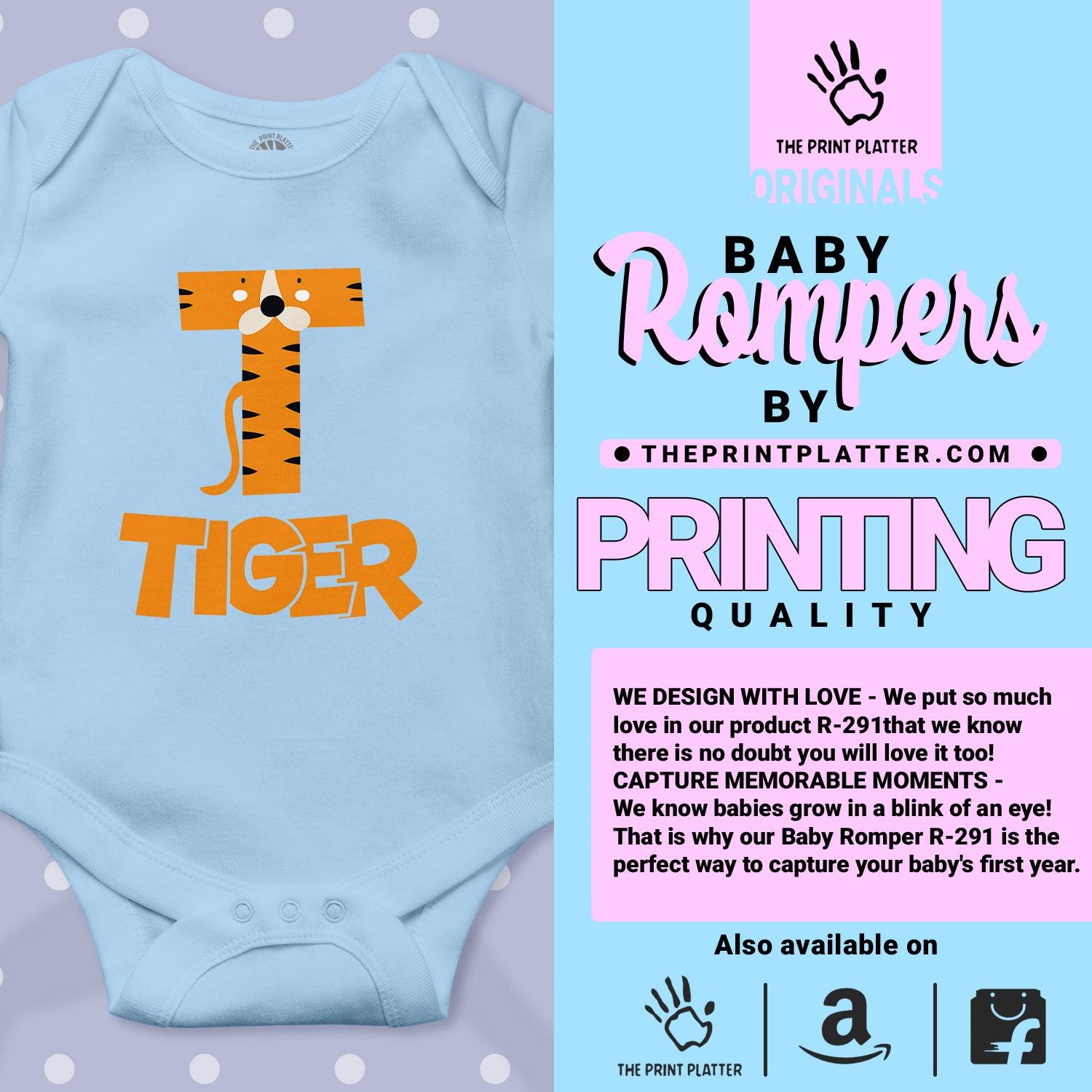 T - Tiger Unisex Half Sleeve Romper