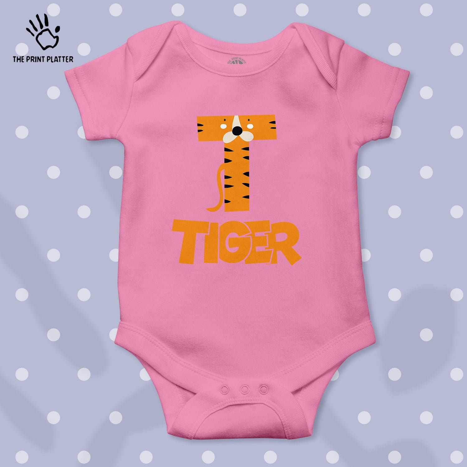 T - Tiger Unisex Half Sleeve Romper