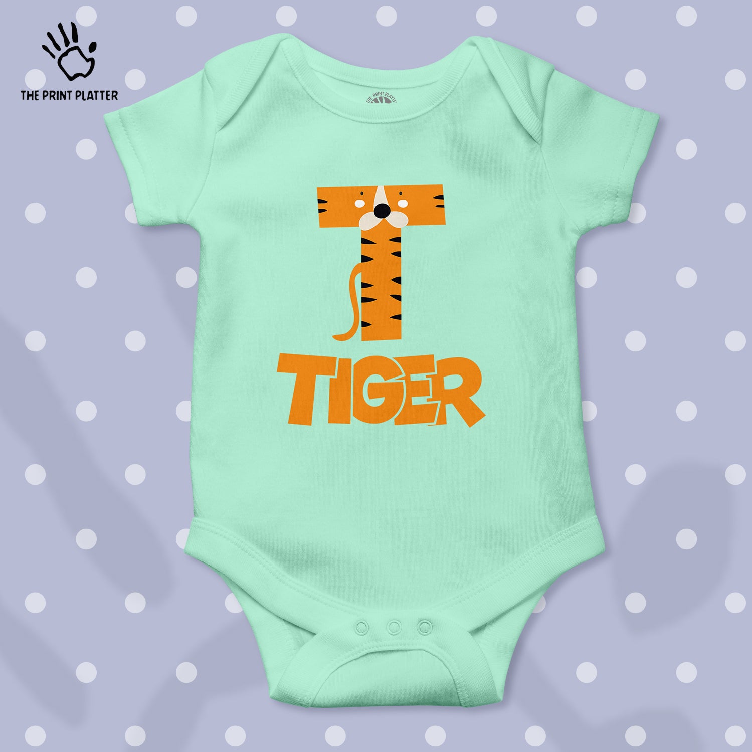 T - Tiger Unisex Half Sleeve Romper