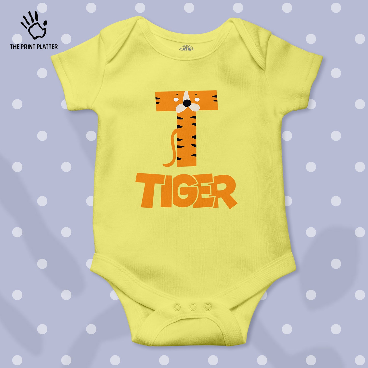 T - Tiger Unisex Half Sleeve Romper