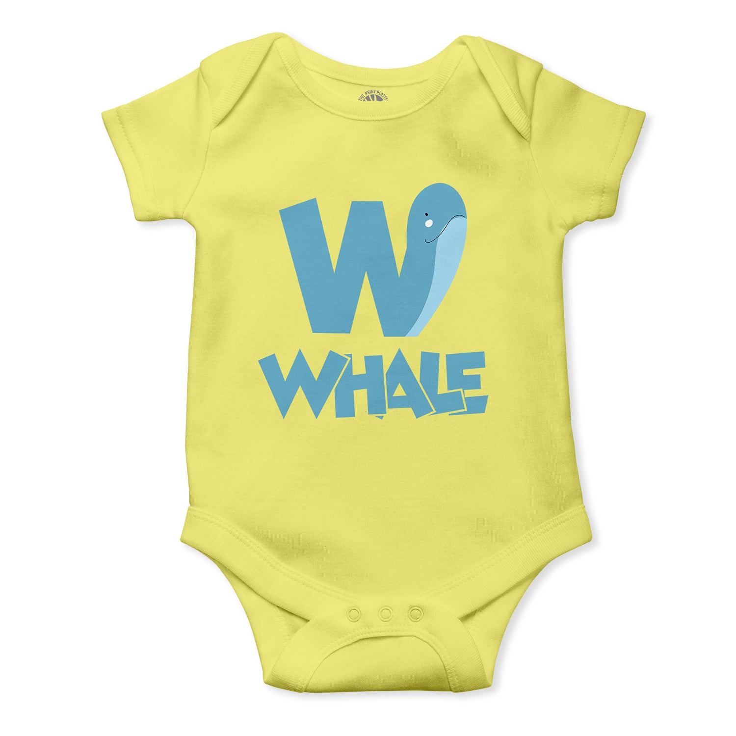 W- Whale Unisex Half Sleeve Romper