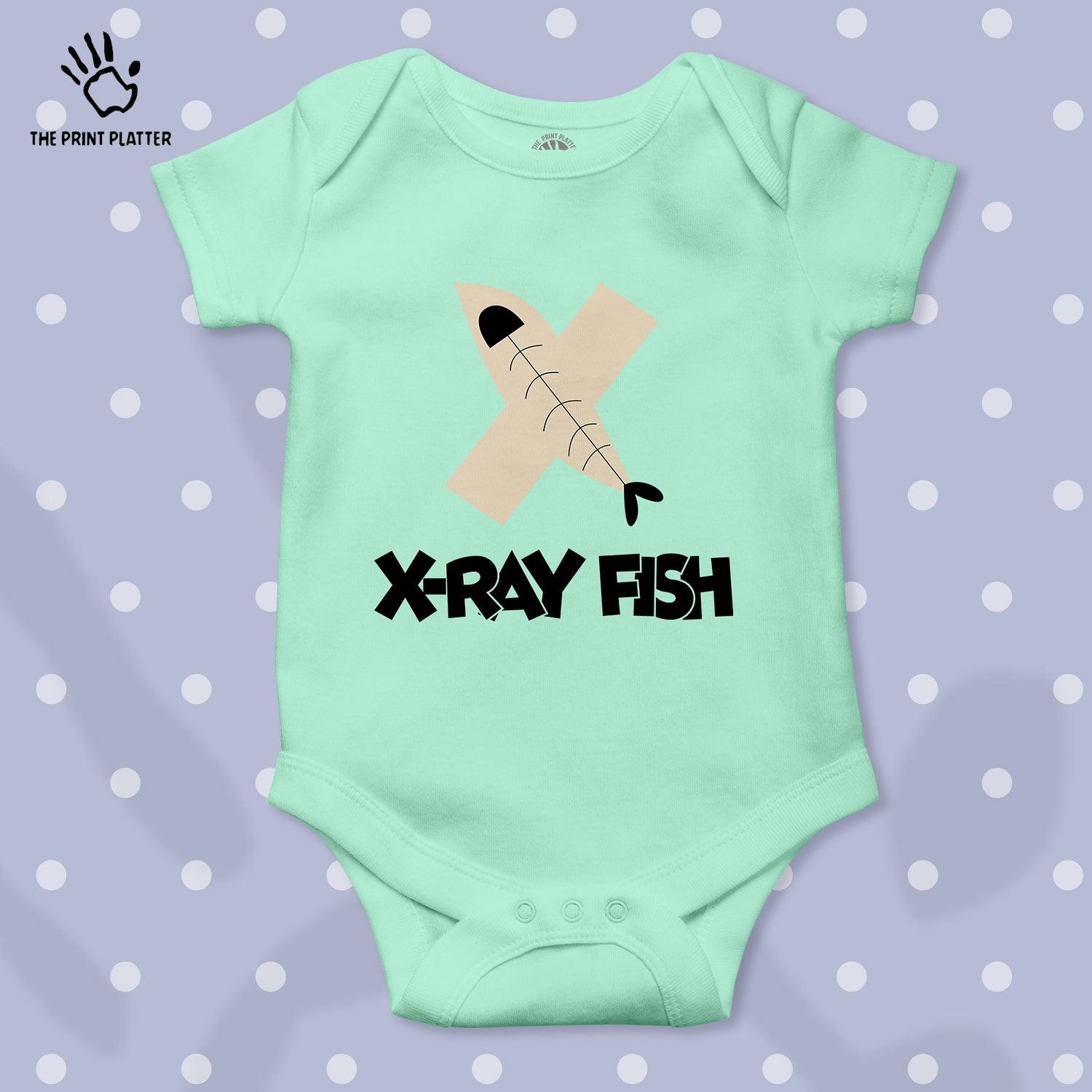 X - X-Ray Fish Unisex Half Sleeve Romper